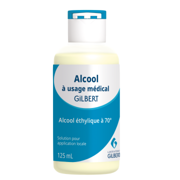 Alcool Modifié 70% Gilbert - Désinfectant Médical Professionnel - Flacon 125ml à 10L